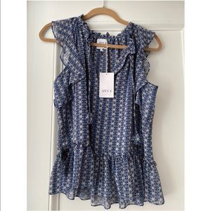 Misa Silk Blouse, Size Small